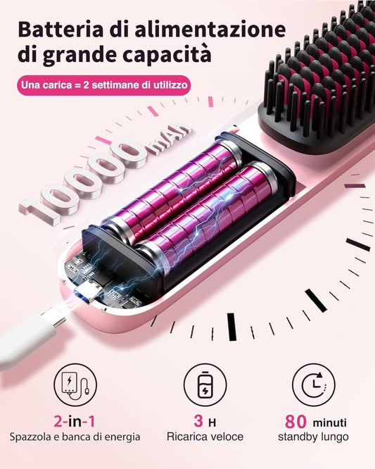 Spazzola Lisciante Senza Fili DemmyLab PRO MAX